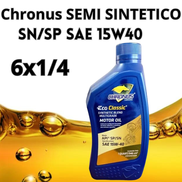 CHRONUS SAE 15W40 Semi Sintetico API SN/SP 5,68 lts