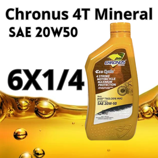 [1001501010106] CHRONUS 4T SAE 20W50 Mineral MA/MA-2 JASO 5,68 lts