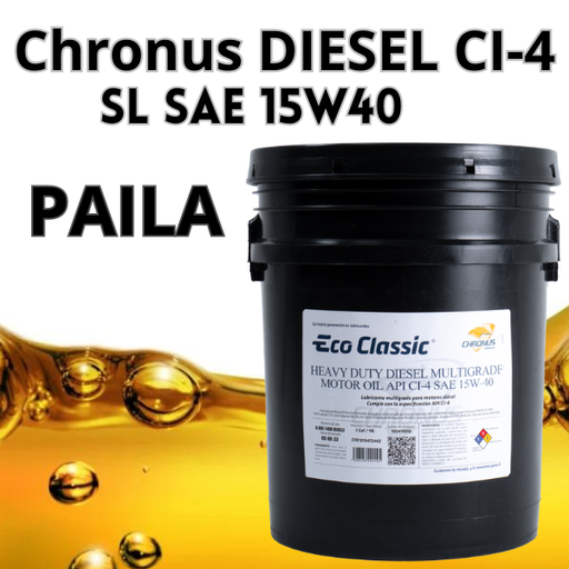 [1000701010214] CHRONUS SAE 15W40 Diesel API CI-4 SL 19 lts