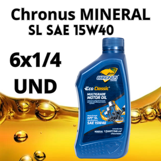 [1000801010107] CHRONUS SAE 15W40 Mineral API SL 946 ml