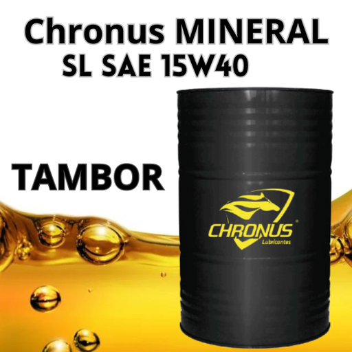 [1000801010115] CHRONUS SAE 15W40 Mineral API SL 208 lts